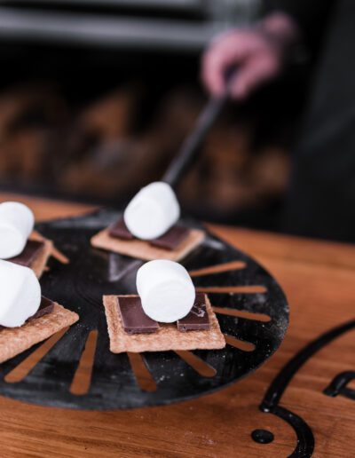 Wood fired smores